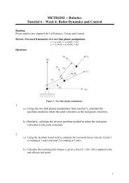 Jacobian and Newton Euler Dynamics