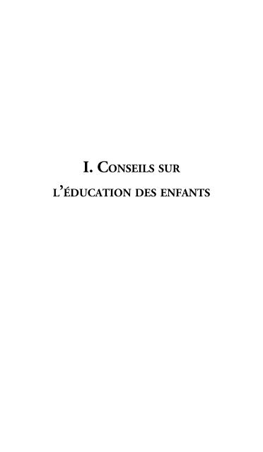 Réflexions sur l'éducation des enfants - Plough