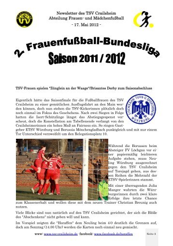 17. Mai 2012 - TSV Crailsheim