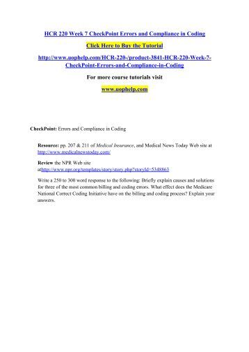 errors and compliance coding The icd-10 compliance deadline is right around the corner and providers will need to be ready to transition to the new coding set by october. errors and compliance coding The icd-10 compliance deadline is right around the corner and providers will need to be ready to transition to the new coding set by october.