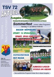 Ausgabe 2/2009 - TSV 72 Kleinschwarzenlohe