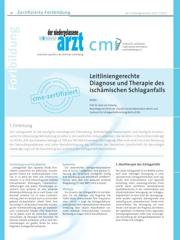 Version zum Ausdrucken - cmi | medizinische Fortbildung