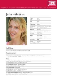 Julia Heinze Vita