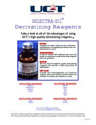 SELECTRA-SIL Derivatizing Reagents