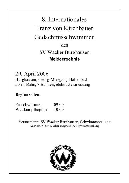 PDF | 257 KB - SV Wacker Burghausen