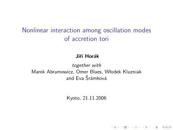 Nonlinear interaction among oscillation modes of accretion tori