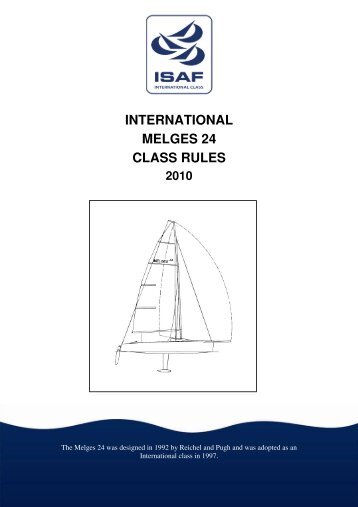 international melges 24 class rules 2010