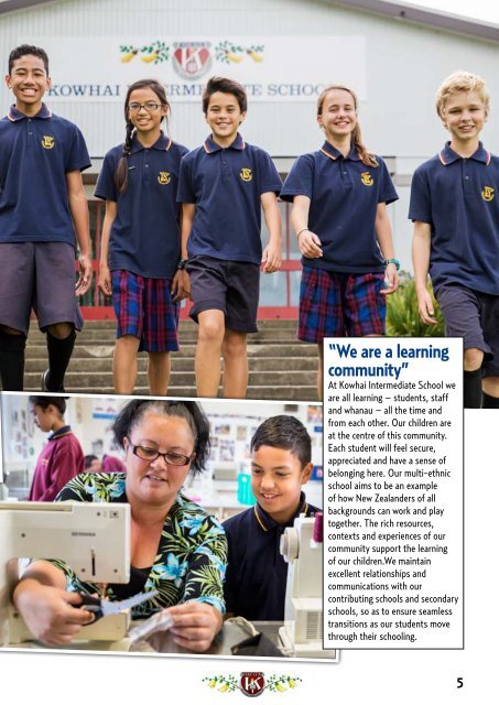 Prospectus - Kowhai Intermediate School