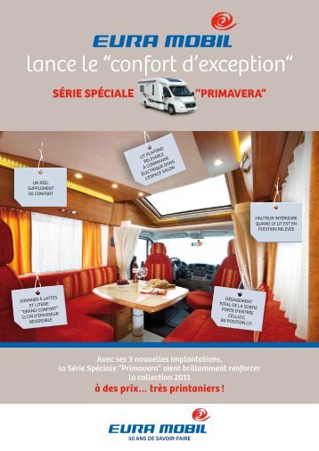 lance le âconfort d'exceptionâ - Eura Mobil