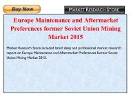 Europe Maintenance and Aftermarket Preferences former Soviet Union Mining Market 2015.pdf