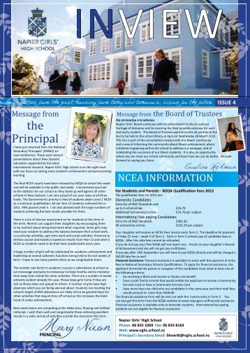 Issue 4 23-March 2012 - Napier Girls' High School