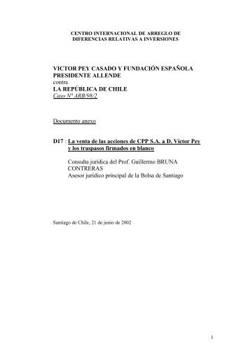 Informe en derecho Pey. - CIPER Chile