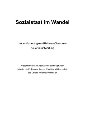 Sozialstaat im Wandel - Institut Arbeit und Qualifikation