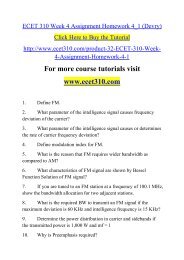 ECET 310 Week 4 Assignment Homework 4_1 (Devry)