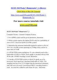 ECET 310 Week 7 Homework 7_1 (Devry)