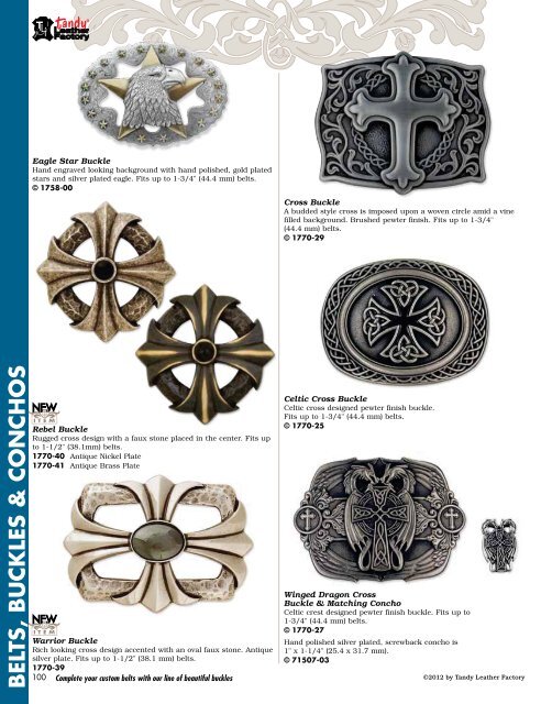 belts, buckles & conchos