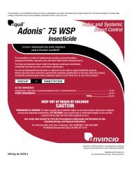 Lesco bandit 2f label