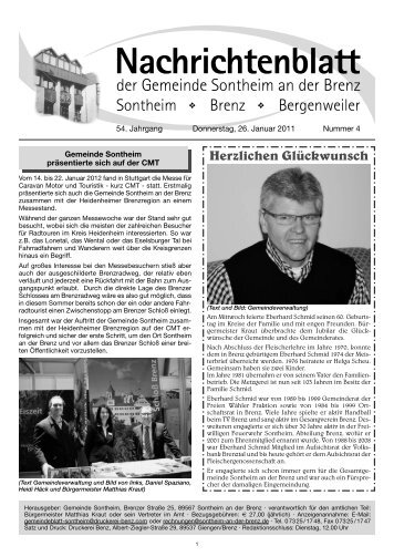 Nachrichtenblatt - Sontheim an der Brenz