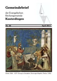 Gemeindebrief 04/2012 - Evangelische Kirchengemeinde ...