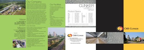 cms clinker - Cahaya Mata Sarawak Bhd
