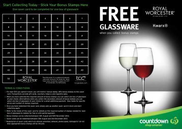 Free Glassware - Countdown