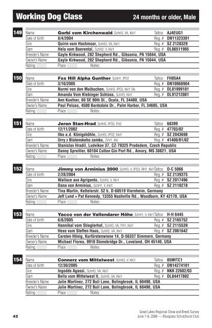 Great Lakes Regional Show and Breed Survey - Bluegrass ...