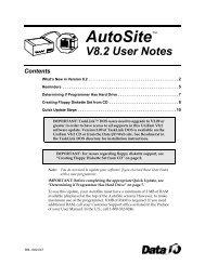 TaskLink (DOS) and AutoSite (with Hard Drive) - Data I/O Corporation