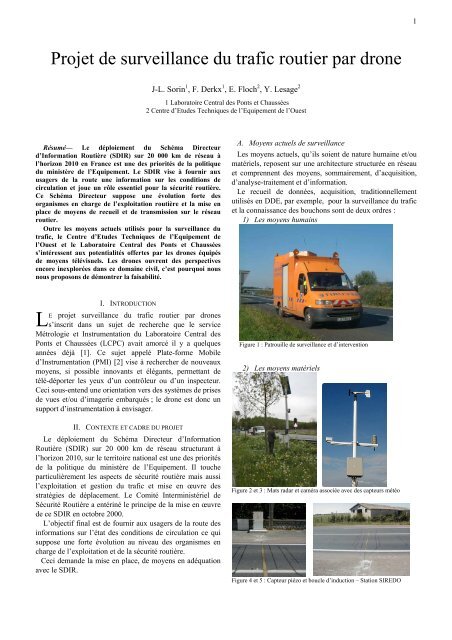 Projet De Surveillance Du Trafic Routier Par Drone Eromav