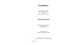 TraceMaster Manual - Schonstedt Instrument Company