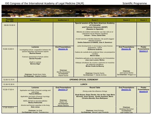 view abstracts - XXI IALM Congress