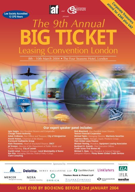 The 9th Annual Big Ticket Euromoney Institutional Investor Plc