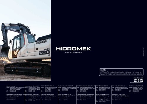 220 LCLR - TÃ¼rkÃ§e Katalog - Hidromek