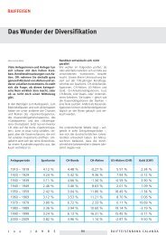 Das Wunder der Diversifikation