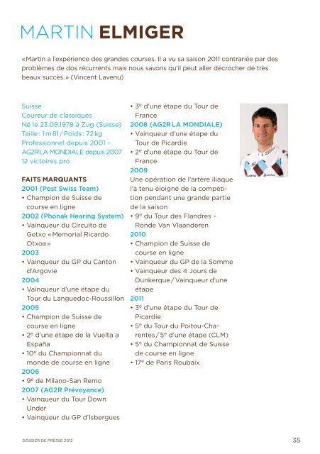 DOSSIER DE PRESSE - Ag2r