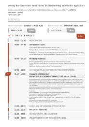Daily updated conference agenda - Making The Connection - CTA