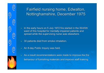 Fairfield nursing home, Edwalton, Nottinghamshire, December 1975