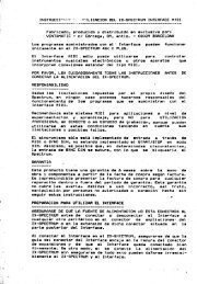 INSTRUCCIONES DE UTILIZACION DEL ZX-SPECTRUM ...