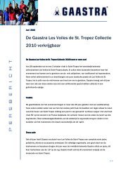 De Gaastra Les Voiles de St. Tropez Collectie 2010 verkrijgbaar