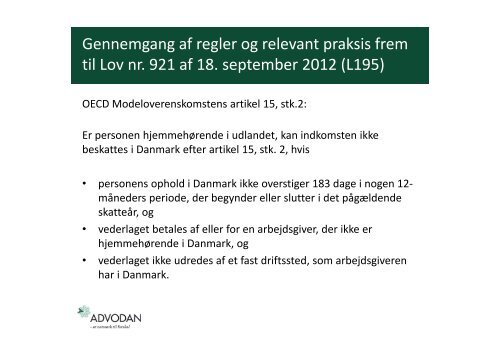 Entreprise og Arbejdsudleje af Advokat SÃ¸ren Aagaard - Danmarks ...