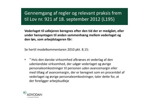 Entreprise og Arbejdsudleje af Advokat SÃ¸ren Aagaard - Danmarks ...