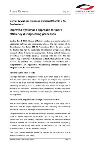 professional press release