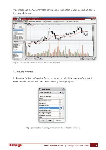 GETTING STARTED USER GUIDE - ChartNexus