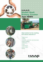 HAAS Double Shaft Primary Crusher Type HDWV - Cee ...