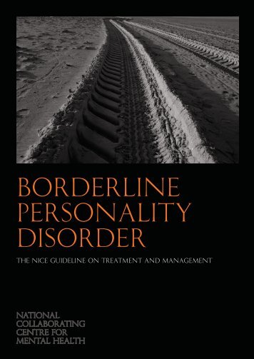 Borderline Personality Disorder - National Institute for Health and ...