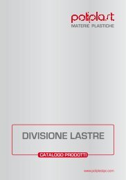 materie plastiche divisione lastre catalogo prodotti - Poliplast