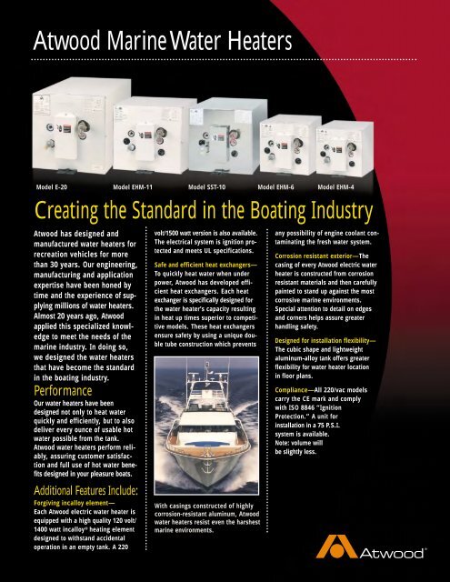 Atwood Marine Water Heaters - RialtaInfo