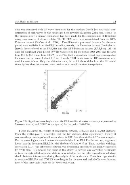 High-resolution wave climate analysis in the Helgoland area - GKSS