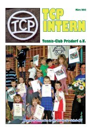 TCP INTERN Tennis-Club Prisdorf eV