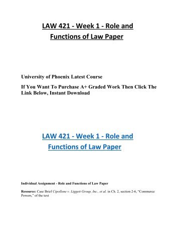 role and functions of law paper role and functions of law paper