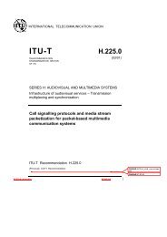 ITU-T H.225.0 - VOIP Information